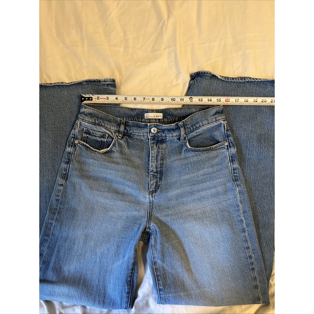 Women's Loft 29/8 The Wide Leg Tall Made & Loved Jeans Light Wash
